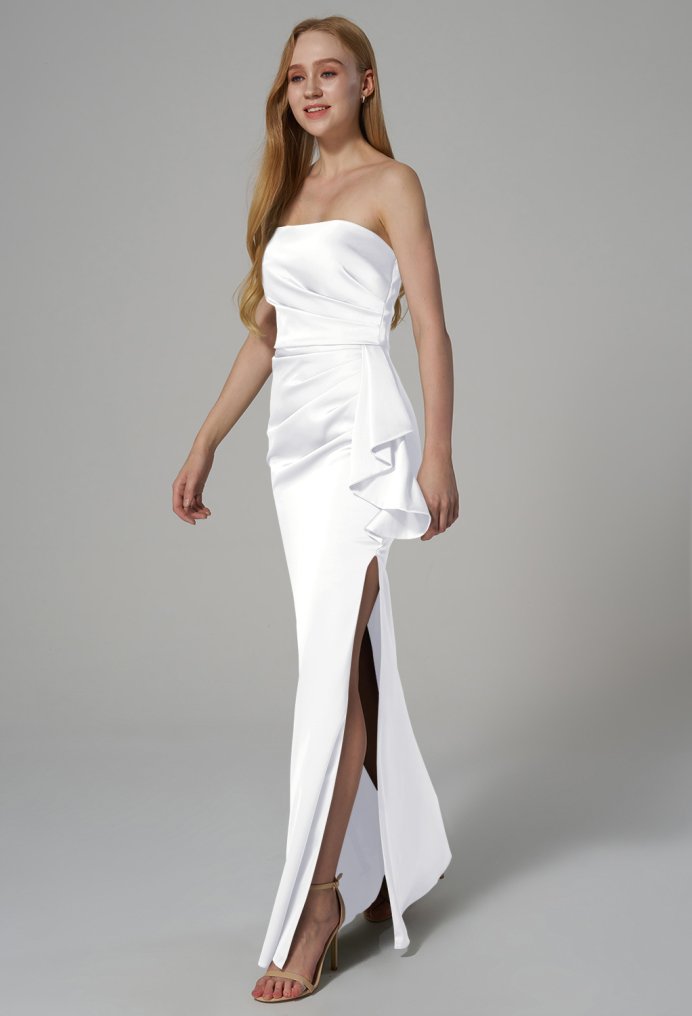 AW Felix White  Bridesmaid Dresses